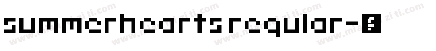 summerhearts regular字体转换